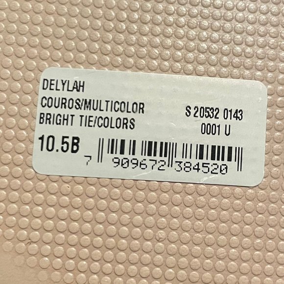 Schutz "Delylah" Bright Multicolor embellished & heeled sandal - size 10.5 - Picture 5 of 5